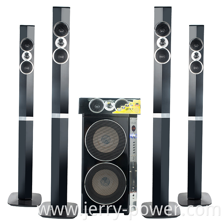 5.1 hometheater speaker surround sound system with remote control